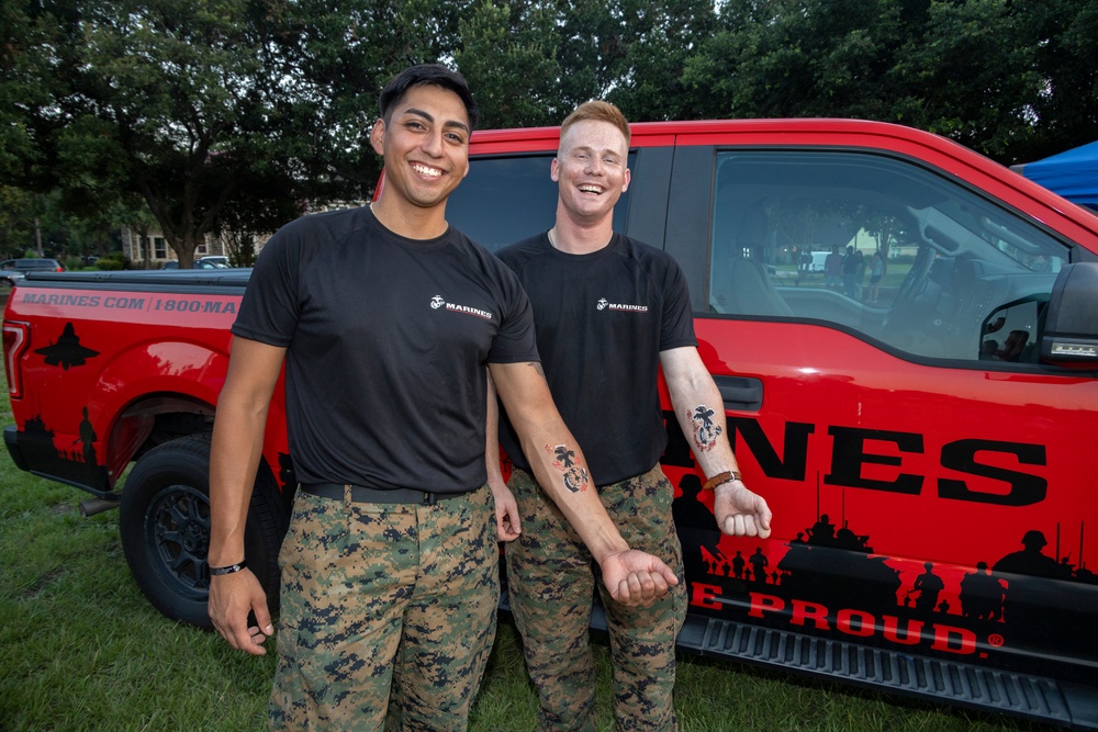 RS Houston attends Super Movie Night