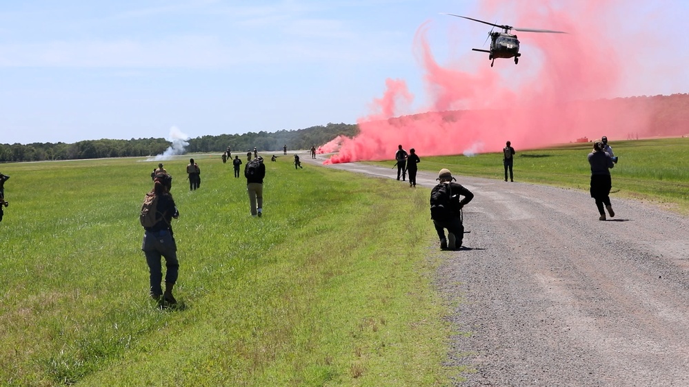 Ark National Guard Host SERE Training for US Air Force and US Marines