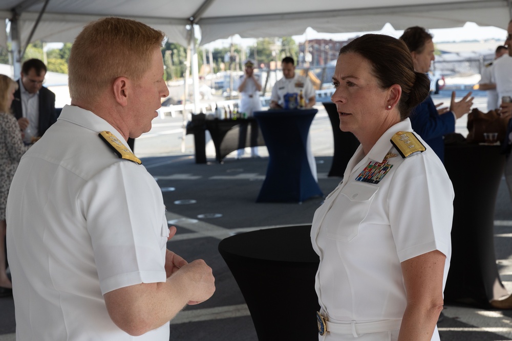 United States Navy Reception on USS Fort Lauderdale