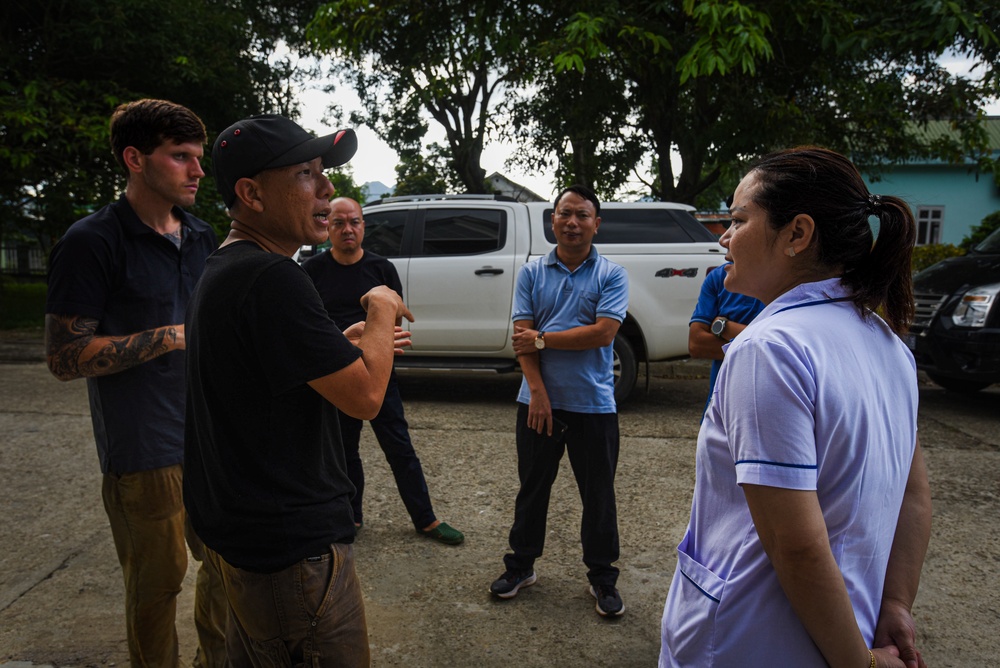 DPAA visits Vietnamese Hospital during Recovery Mission 24-3VN