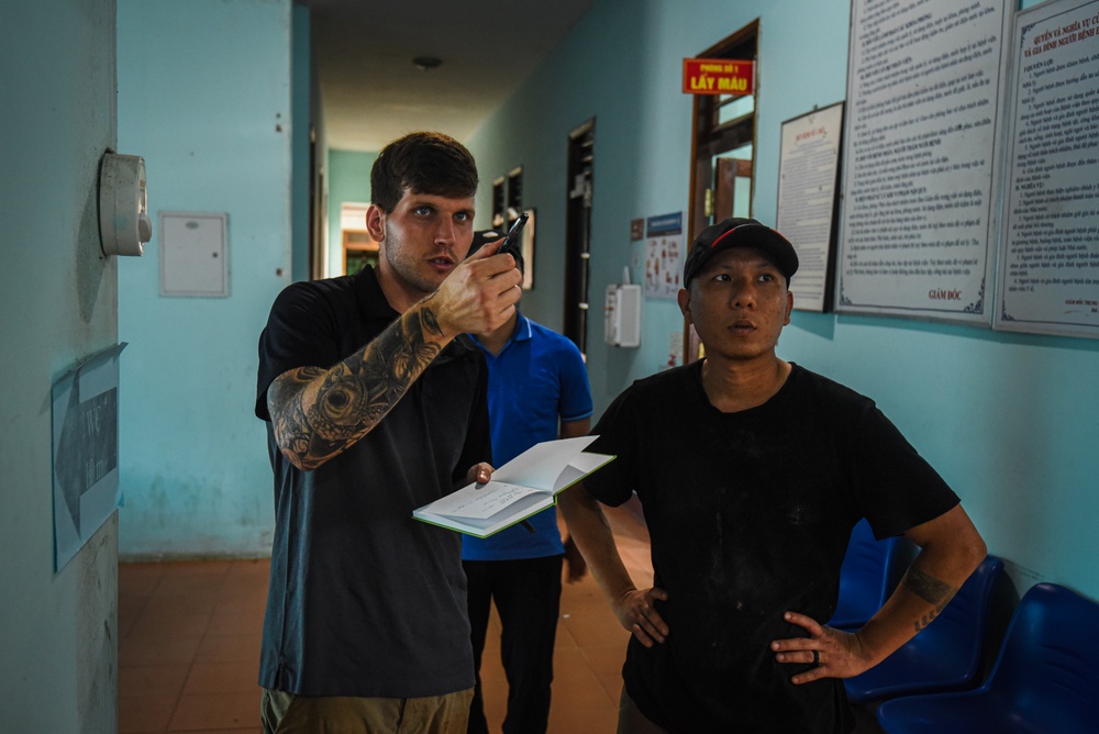 DPAA visits Vietnamese Hospital during Recovery Mission 24-3VN