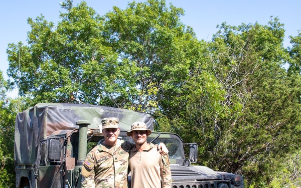Father's Day at Fort Cavazos, Texas for Tennessee National Guard Soldiers
