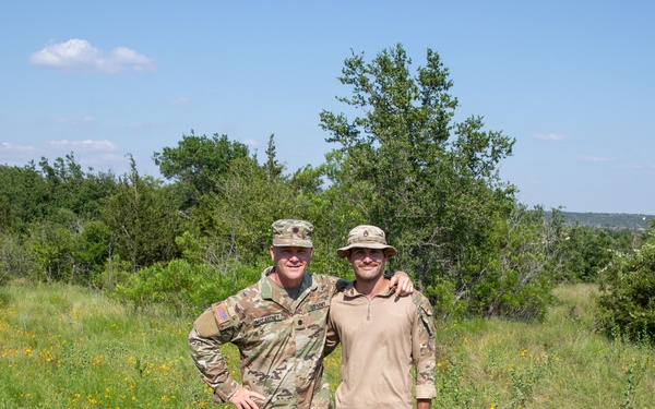 Father's Day at Fort Cavazos, Texas for Tennessee National Guard Soldiers