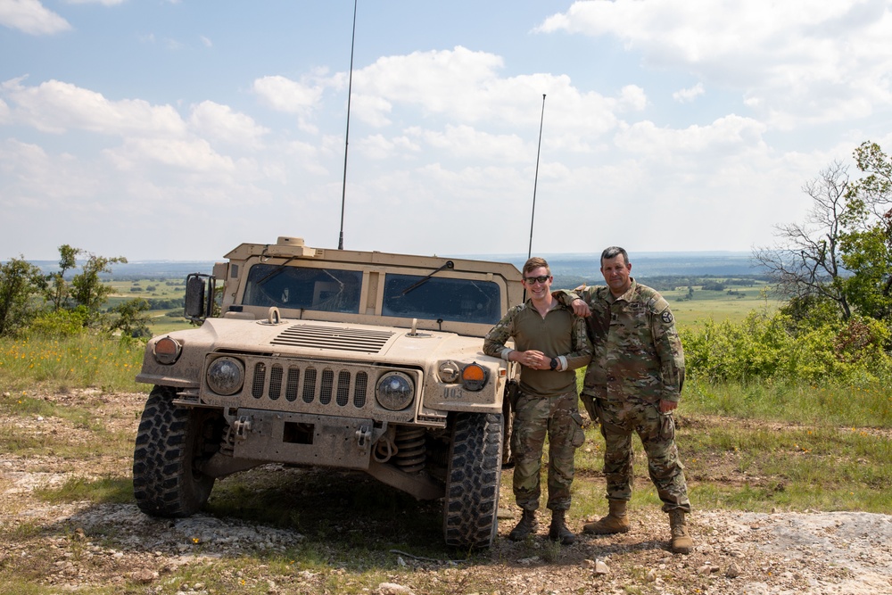 Father's Day at Fort Cavazos, Texas for Tennessee National Guard Soldiers