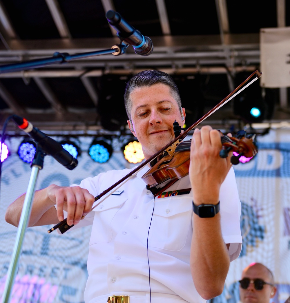 Navy Band Country Current Plays Fells Point Festival During Maryland Fleet Week 2024