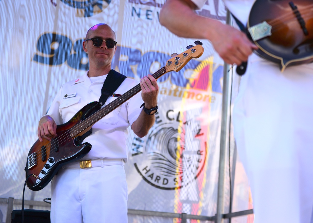 Navy Band Country Current Plays Fells Point Festival During Maryland Fleet Week 2024