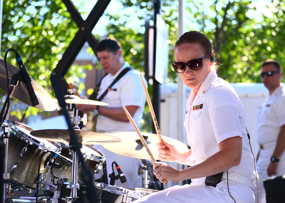 Navy Band Country Current Plays Fells Point Festival During Maryland Fleet Week 2024