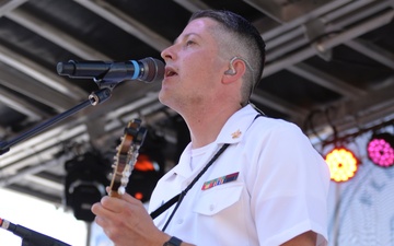 Navy Band Country Current Plays Fells Point Festival During Maryland Fleet Week 2024