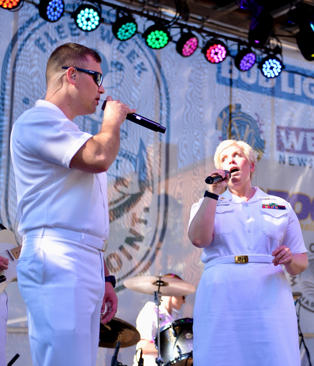 Navy Band Country Current Plays Fells Point Festival During Maryland Fleet Week 2024