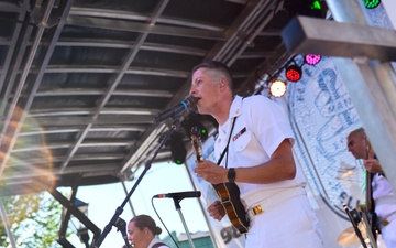 Navy Band Country Current Plays Fells Point Festival During Maryland Fleet Week 2024