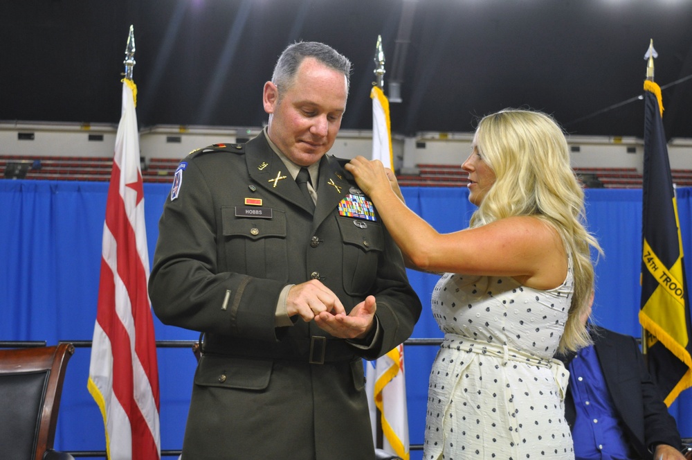 U.S. Army Lt. Col. Ryan Hobbs promotion ceremony