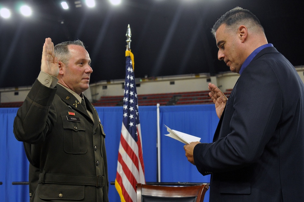 U.S. Army Lt. Col. Ryan Hobbs promotion ceremony