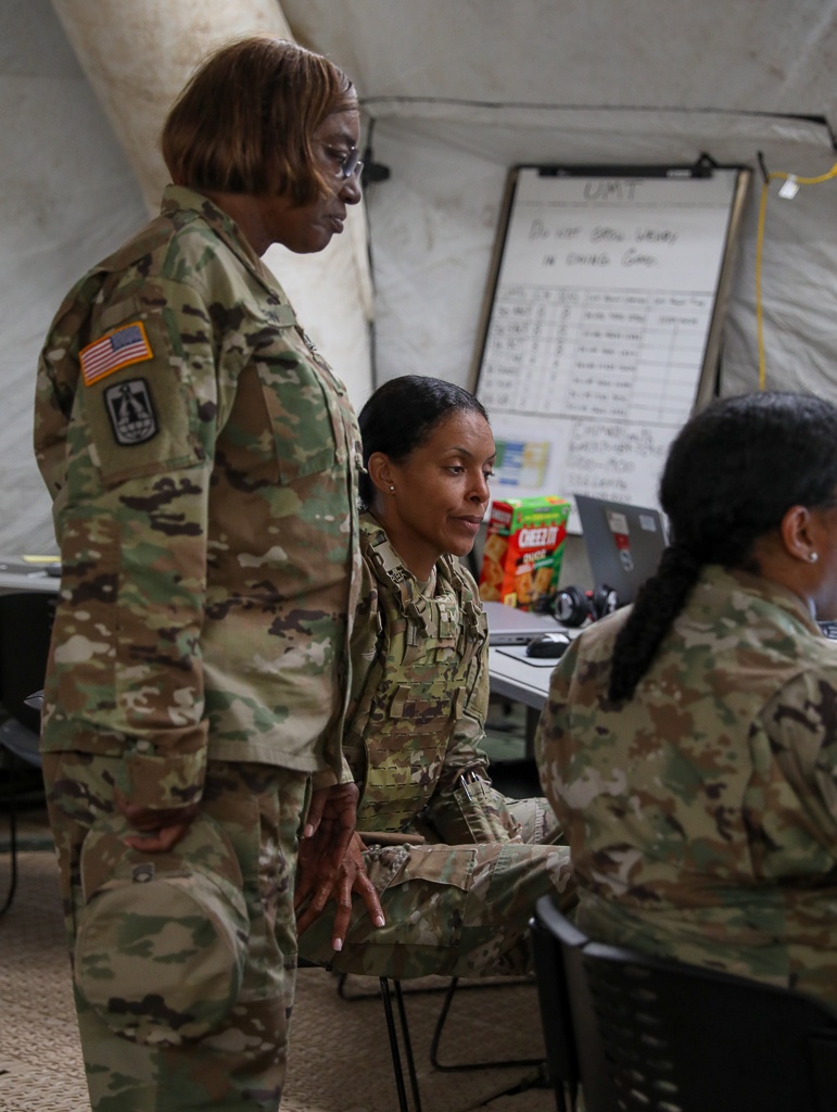 Soldiers from the Army Sustainment Command Participate in Multi-State Warfighter 2024