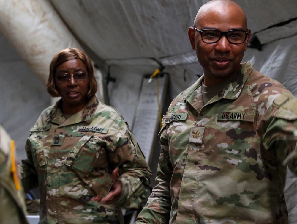 Soldiers from the Army Sustainment Command Participate in Multi-State Warfighter 2024