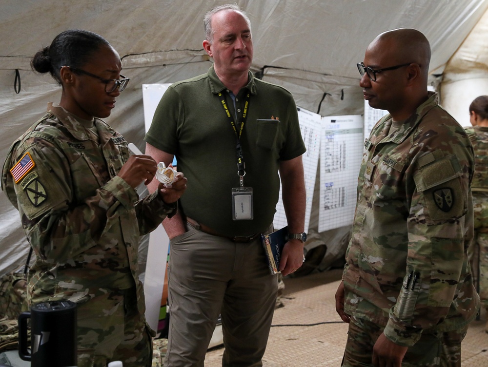 Soldiers from the Army Sustainment Command Participate in Multi-State Warfighter 2024