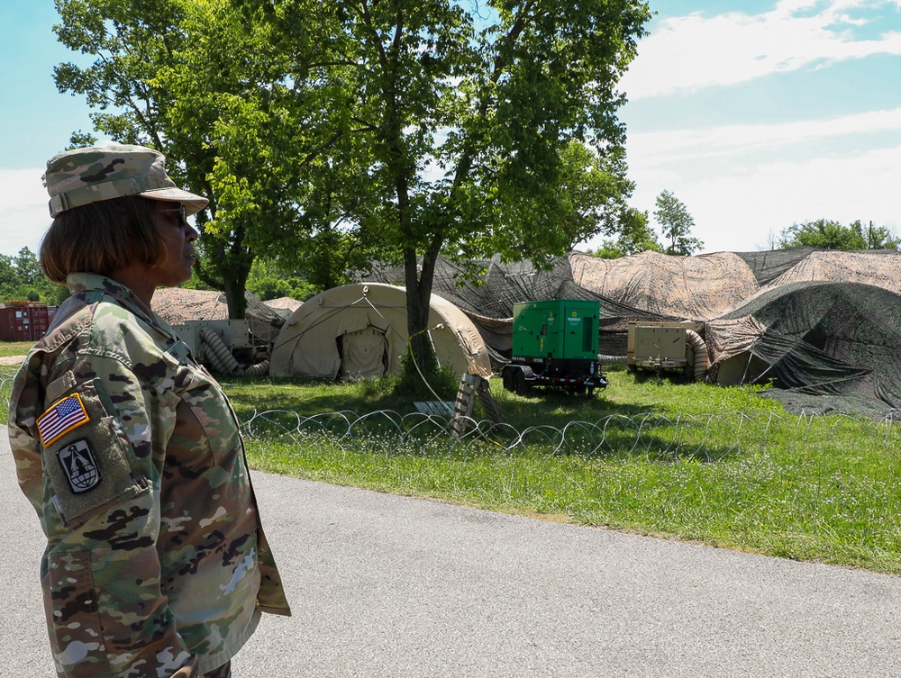 Soldiers from the Army Sustainment Command Participate in Multi-State Warfighter 2024