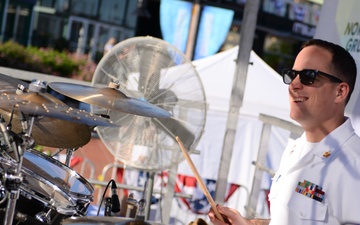 Navy Band The Cruisers Plays Inner Harbor During Maryland Fleet Week 2024