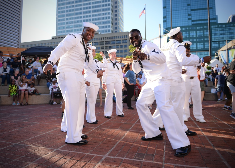 DVIDS Images Navy Band The Cruisers Plays Inner Harbor During