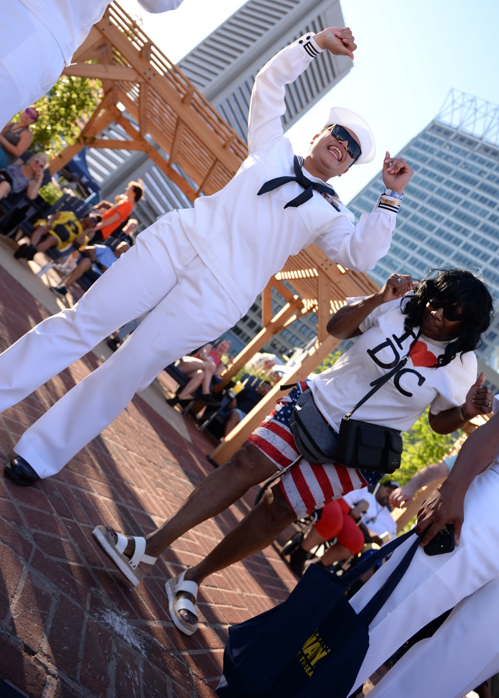 Navy Band The Cruisers Plays Inner Harbor During Maryland Fleet Week 2024