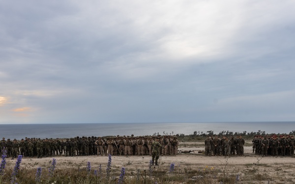 U.S. Marines Participate in Warriors Night