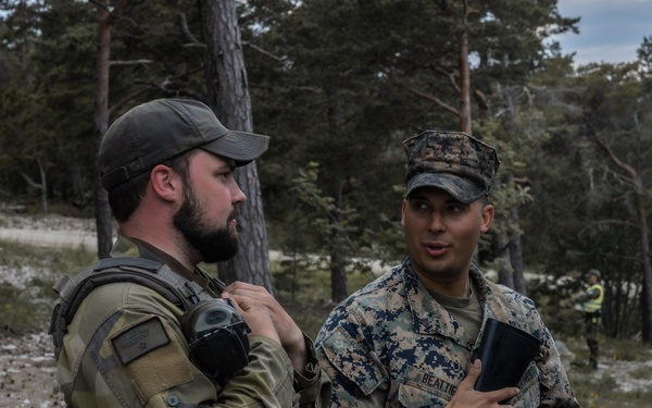 U.S. Marines Participate in Warriors Night