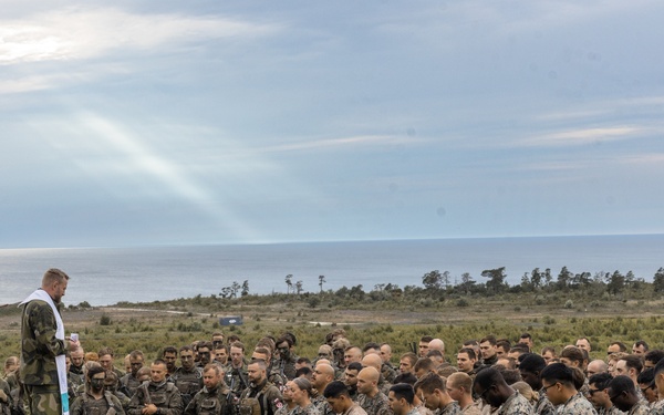 U.S. Marines Participate in Warriors Night