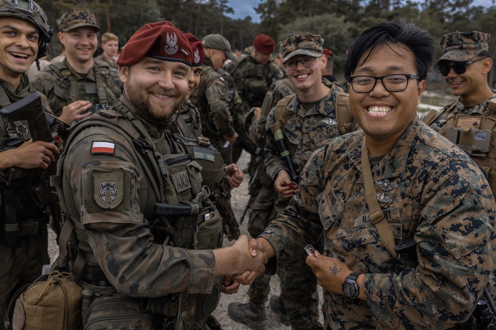 U.S. Marines Participate in Warriors Night