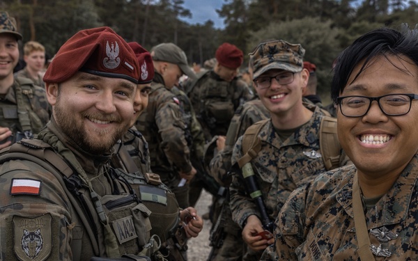 U.S. Marines Participate in Warriors Night