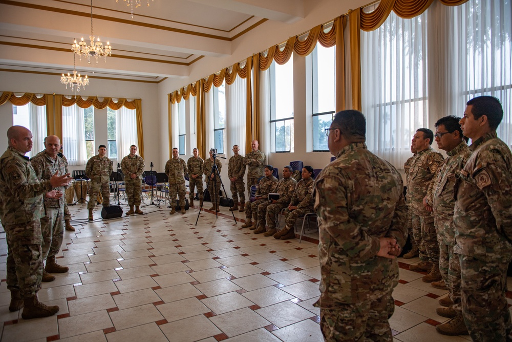 Peruvian, US Air Force bands host joint practice