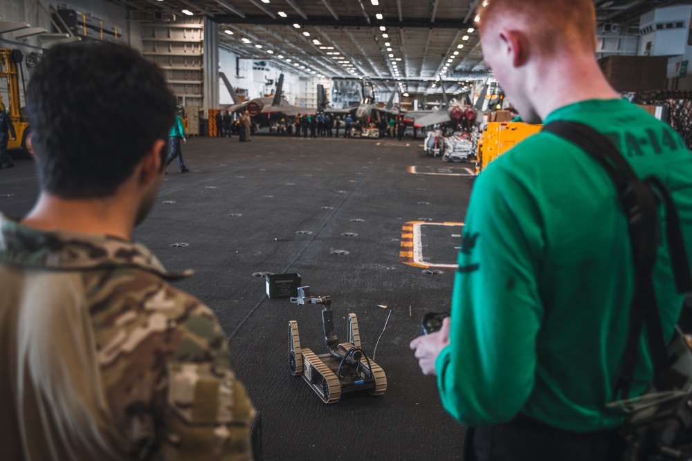 George Washington showcases EOD equipment