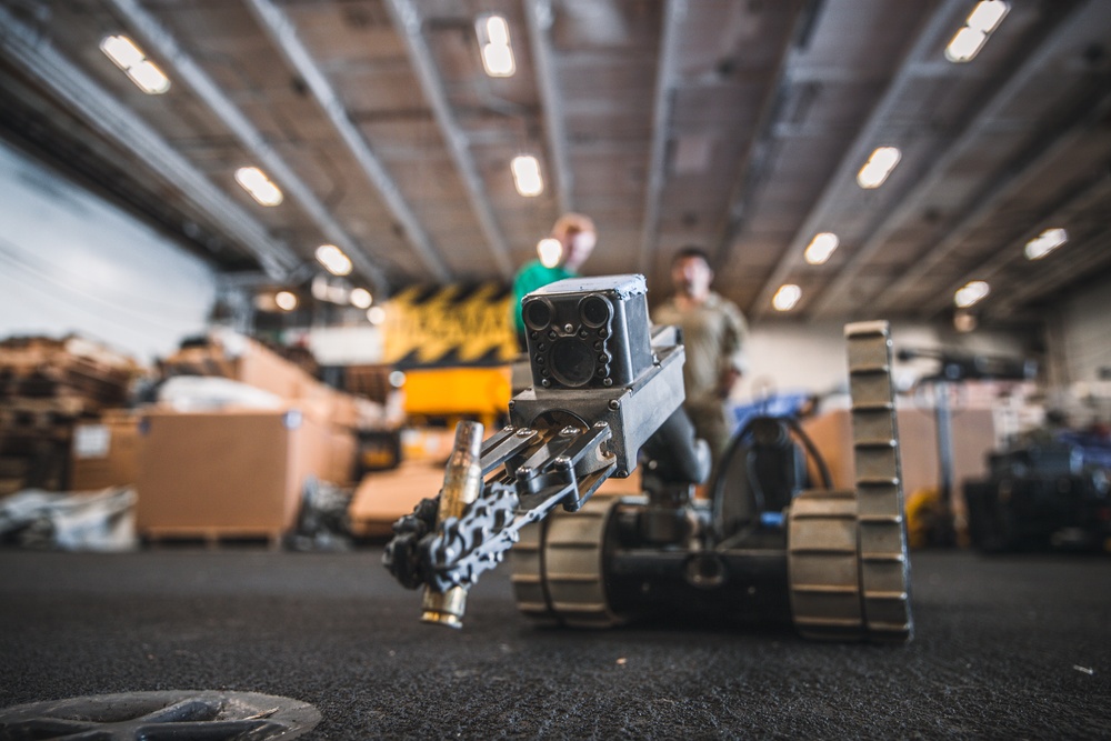 George Washington showcases EOD equipment