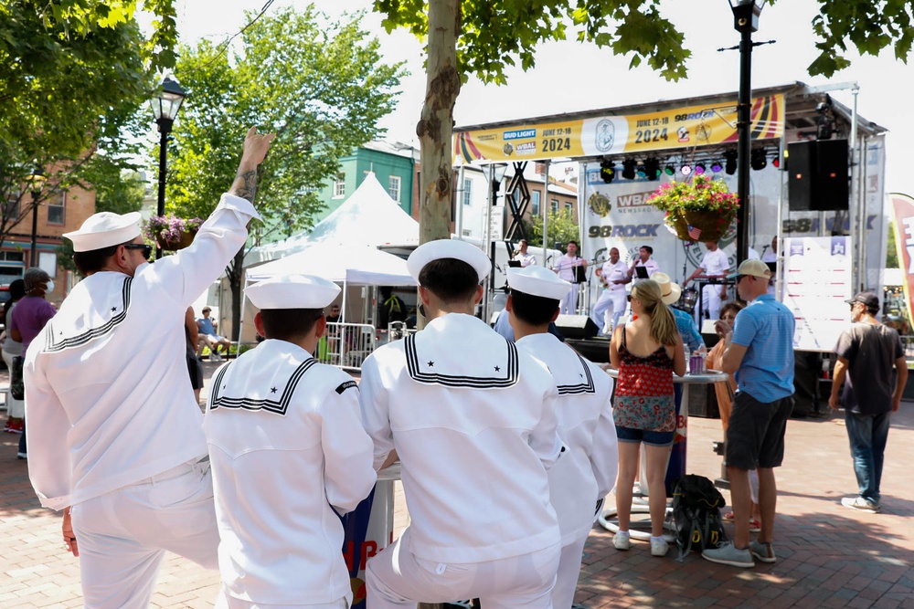 U.S. Navy Band Cruisers Concert at Maryland Fleet Week