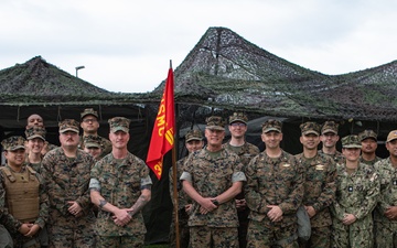 Marine Corps Installations Command Commander views dental field exercise Shika-X at Marine Corps Air Station Iwakuni