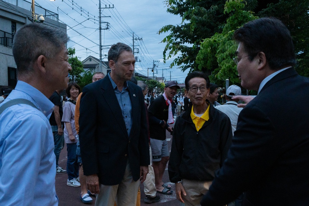 Fussa City celebrates Firefly Festival