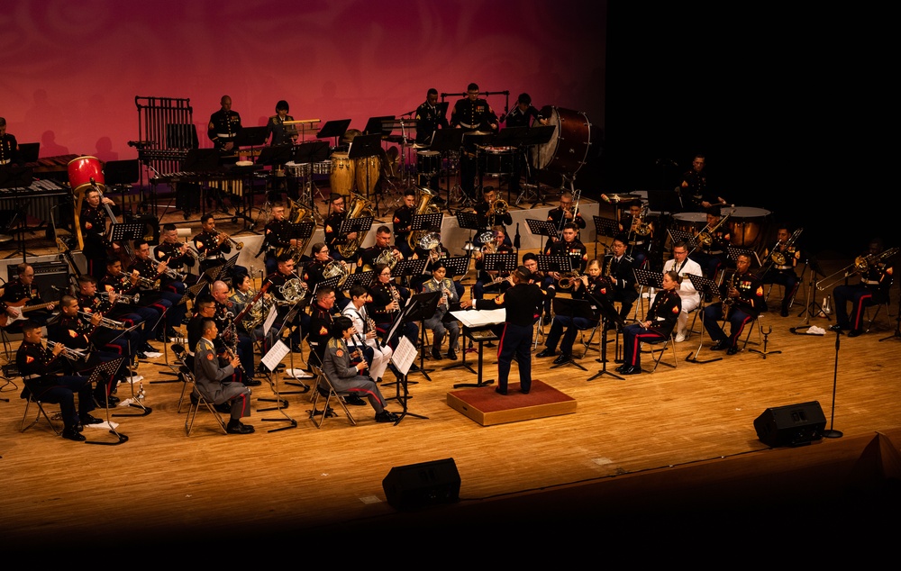 III MEF Band performs spring concert alongside JSDF, U.S. Navy and U.S. Army