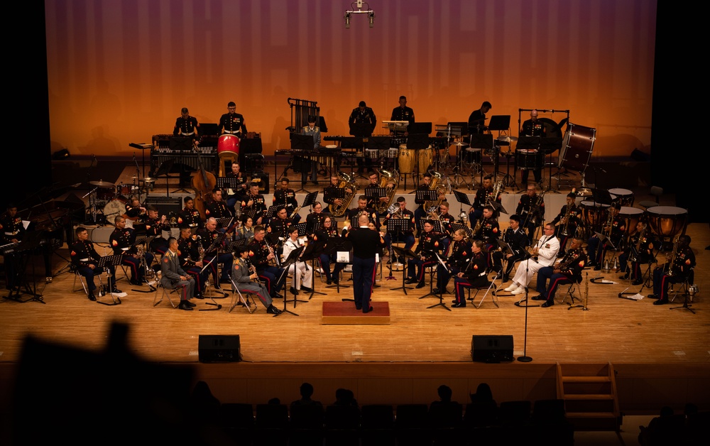 III MEF Band performs spring concert alongside JSDF, U.S. Navy and U.S. Army