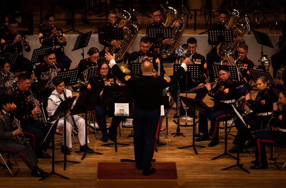 III MEF Band performs spring concert alongside JSDF, U.S. Navy and U.S. Army