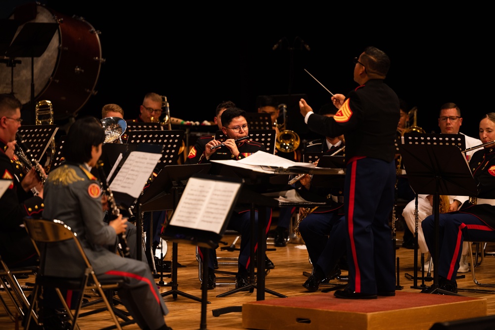 III MEF Band performs spring concert alongside JSDF, U.S. Navy and U.S. Army