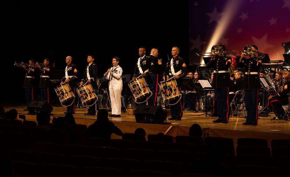 III MEF Band performs spring concert alongside JSDF, U.S. Navy and U.S. Army