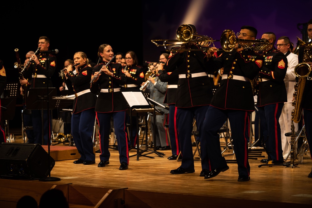 III MEF Band performs spring concert alongside JSDF, U.S. Navy and U.S. Army