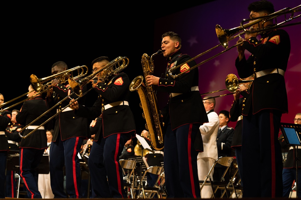 III MEF Band performs spring concert alongside JSDF, U.S. Navy and U.S. Army