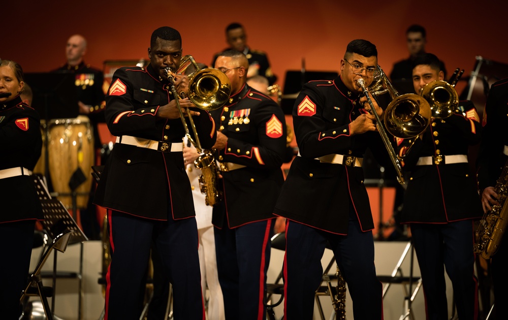 III MEF Band performs spring concert alongside JSDF, U.S. Navy and U.S. Army