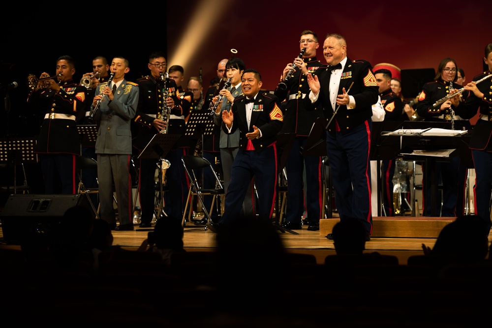 III MEF Band performs spring concert alongside JSDF, U.S. Navy and U.S. Army