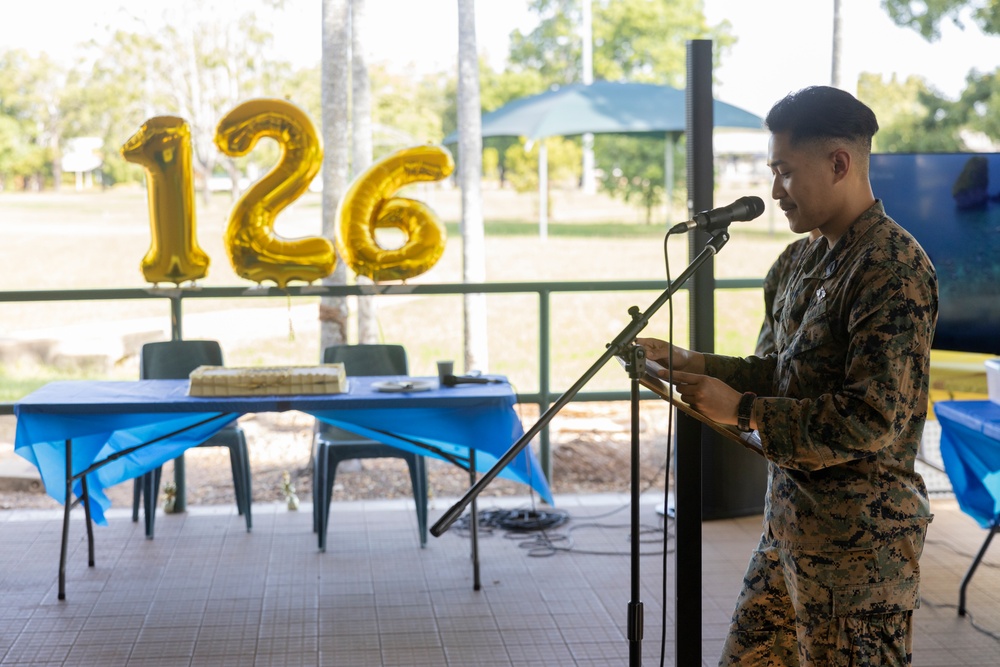 MRF-D 24.3: U.S. Marines, Sailors celebrate 126th Navy Hospital Corpsman birthday