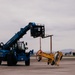 The 139th Civil Engineer Squadron starts digging for ramp extention