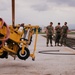 The 139th Civil Engineer Squadron starts digging for ramp extention