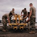 The 139th Civil Engineer Squadron starts digging for ramp extention