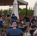 Soldiers honor the fallen during a Memorial Day candlelight service