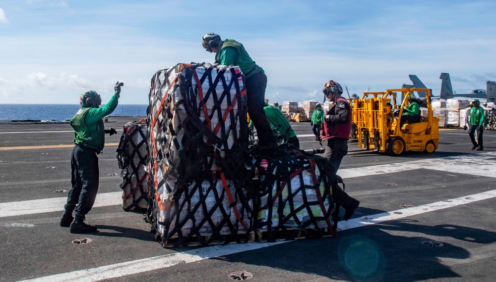 Theodore Roosevelt VERTREPs with Wally Schirra