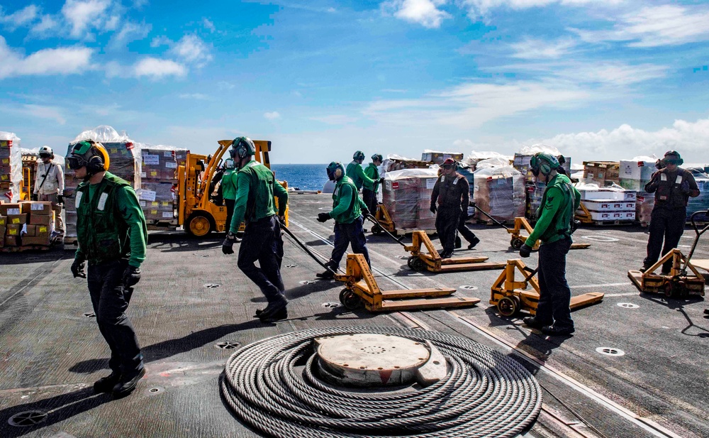 Theodore Roosevelt VERTREPs with Wally Schirra